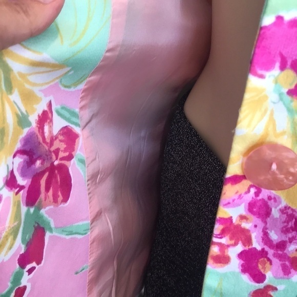 Pink Floral (Les Boutiques) Blazer - Picture 11 of 11